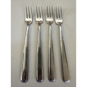 Solingen Stainless Flatware Germany 4 Small Cold Meat Fork